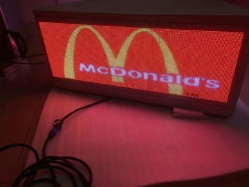 SMD2020 1R1G1B Taxi LED Display Waterproof 960mm x 320mm For Advertesing