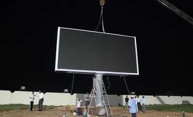 Advertising Video Media facade Outdoor Full Color Led Display With Fixed Installation