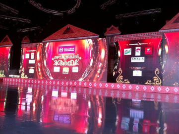 Full Color Led Video Wall Rental Outdoor Aluminum Cabinet High Brightness