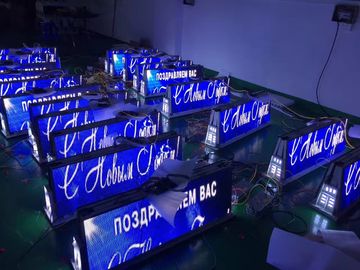 5 mm Pixel Pitch Taxi LED Display 2 Years Warranty Full Color LED Taxi Sign