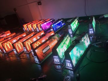 5 mm Pixel Pitch Taxi LED Display 2 Years Warranty Full Color LED Taxi Sign