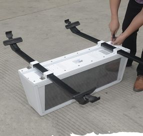 3G 4G Taxi Roof Led Display / Led Screen For Taxi Top Sign Advertising 25 kg