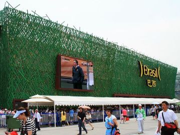 Commercial p10 p16 p20 Outdoor Full Color Led Display With Double Side 346 Pixel