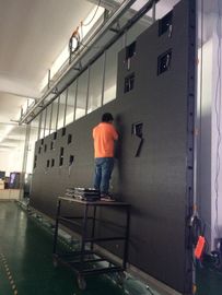 P10 P8 P16 320 * 320MM Outdoor Full Color SMD Led Display Front Service Steel Cabinet