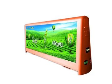 Die Casting Taxi Led Display Cabinet 4G 3G GPS Location Program Functions