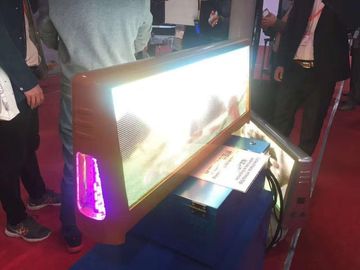 Die Casting Taxi Led Display Cabinet 4G 3G GPS Location Program Functions