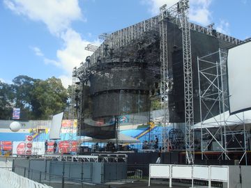 Full Color Waterproof Led Billboard Advertising , Outdoor Led Video Wall 110V / 60HZ