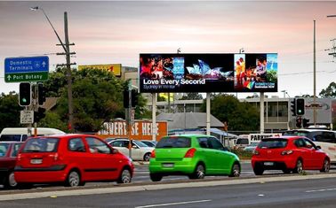 Full Color Waterproof Led Billboard Advertising , Outdoor Led Video Wall 110V / 60HZ