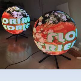 Flexible Indoor Hanging Led Video Ball Display , Led Ball Screen Energy Saving