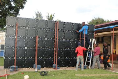 P6 advertising video wall rental led screen waterproof outdoor cabinets