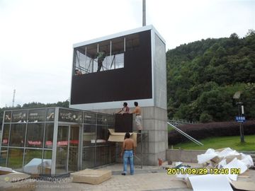 10mm Large Led Digital Billboards Advertising , Full Color Led Signs Outdoor 100Grade