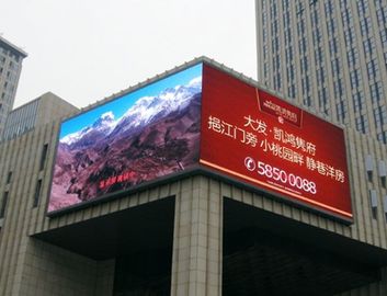 64dots * 48dots Resolution 20mm Outdoor Full Color Led Display For Building Top
