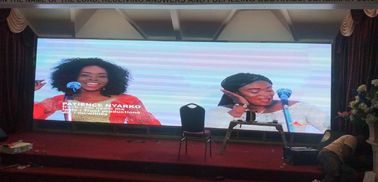 Rental Full Color LED Curtain Display , P3 Stage Background Video Wall Screen