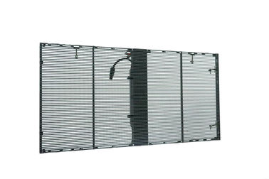 Full Color Indoor Led Window Screen , Video Advertising Screen Al Die Casting Cabinet