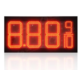 Colorful Gas Sign Full Color Outdoor Advertising Led Display 2 Years Warranty