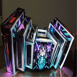 Nightclub Decoration 3d Custom LED Display Screen Video Dj Booth Full Color AC 110-220V