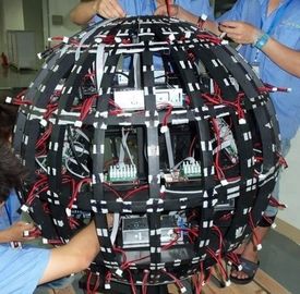 360 Degree Full Color Round Shape LED Display Ball Global Video Sphere 4mm Pixels