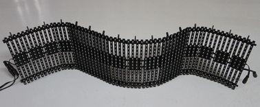 High Brightnes Transparent Glass Led Display 1R1G1B P18.75 IP65 220V / 60Hz