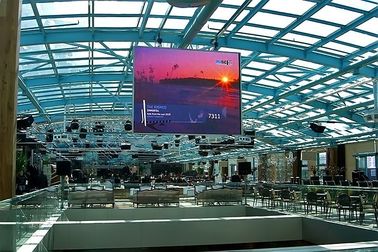 High Intensity Led Video Wall Rental for Advertising P10 / P12 Aluminum structure frame