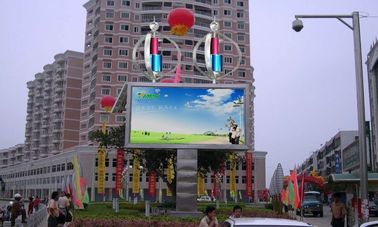 1 / 4 Scan High Definition Outdoor Led Advertising Billboard Waterproof 10000 dot / m2