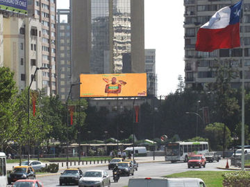 1 / 4 Scan High Definition Outdoor Led Advertising Billboard Waterproof 10000 dot / m2