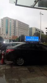 6mm Pitch Taxi LED Display Waterproof IP65 Full Color 128 x 16dot Resolution