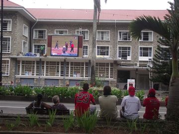 12 Sport Wall Mounted Outdoor Full Color Led Display ,Epistar + silan Chip IP65