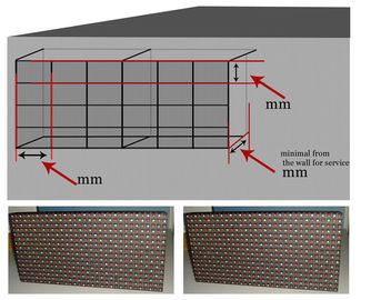 IP65 P16 Full Color Video Led Advertising Billboard Display Screen , 16 * 8 Module