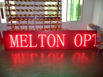 Advertising Outdoor Single Color Led Display modules High Resolution AC220V /110V