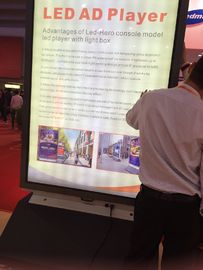 Outdoor LED P6 ad player asvertising billboard,55inch stand alone,good quality