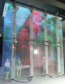 P10 Transparent Indoor Led Display Glass Screens For Glass Building Advertising Video Wall