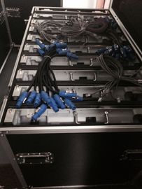 Indoor SMD Full Color Rental Video Wall Displays Hanging Die Casting Flight Case