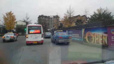 buy GPRS 3G USB 320*160 P10 Bus Scrolling Full Color LED Sign online manufacturer
