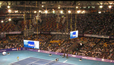 buy P10 1R1G1B Commercial Indoor Led Screens Advertising , DVI Signal Interface online manufacturer