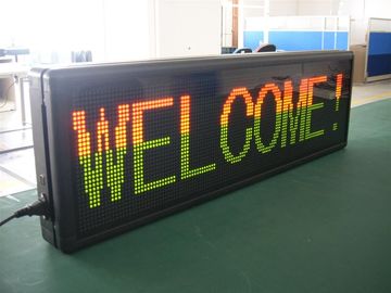 buy F3.75 Electronic Red Green Blue Yellow White Scrolling LED Sign High Brightness , Modular LED Display online manufacturer