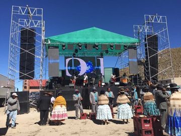 buy IP65 1R1G1B P5 Led Stage Backdrop Screen For Indoor Outdoor Video Wall online manufacturer