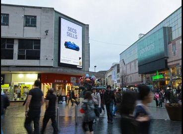 buy Electronic Outdoor Led Advertising Billboard P10 1R1G1B Aluminum or Iron online manufacturer