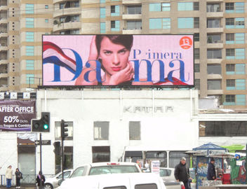 buy 64dots * 48dots Resolution 20mm Outdoor Full Color Led Display For Building Top online manufacturer