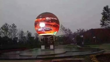 buy Advertisement P5 P6 Smd Globe Led Display Curved Ball Customized Diameter online manufacturer