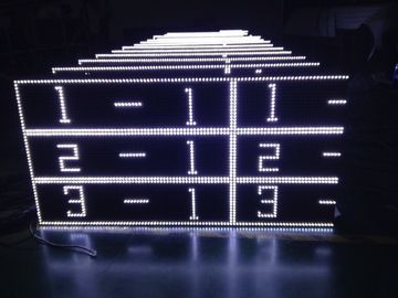 buy Outdoor White Scrolling Led Sign Cabinet For Advertising AC220V / 110V online manufacturer