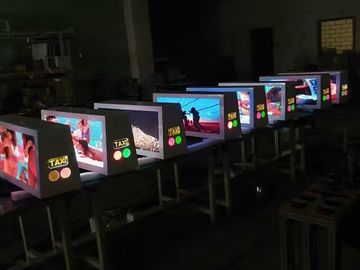 buy SMD 3528/2727 full color taxi top advertising led display for indoor / outdoor online manufacturer
