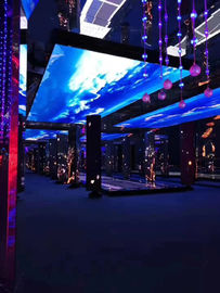 buy Full Color Indoor Led Window Screen , Video Advertising Screen Al Die Casting Cabinet online manufacturer