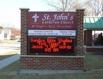 buy 10mm Pixel 320 * 160mm Electronic Message Single Color Led Display Modules Waterproof online manufacturer