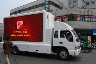 buy 220V / 50HZ P10 IP65 Electronic Moving Video Led Mobile Billboard on Vehicles For Exhibition online manufacturer